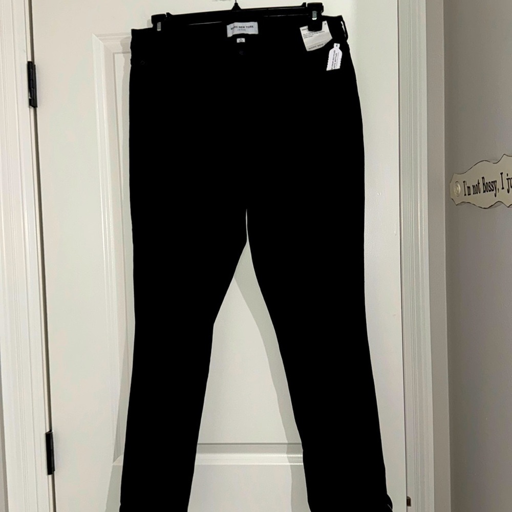 Marc New York NWT black high rise style jeans size 16
